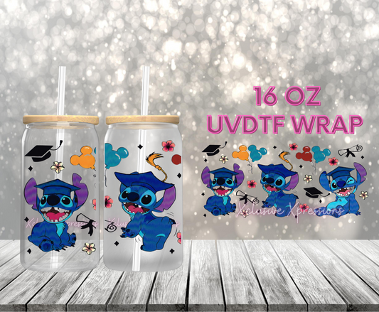 #290 Stich Graduation UVDTF Wrap