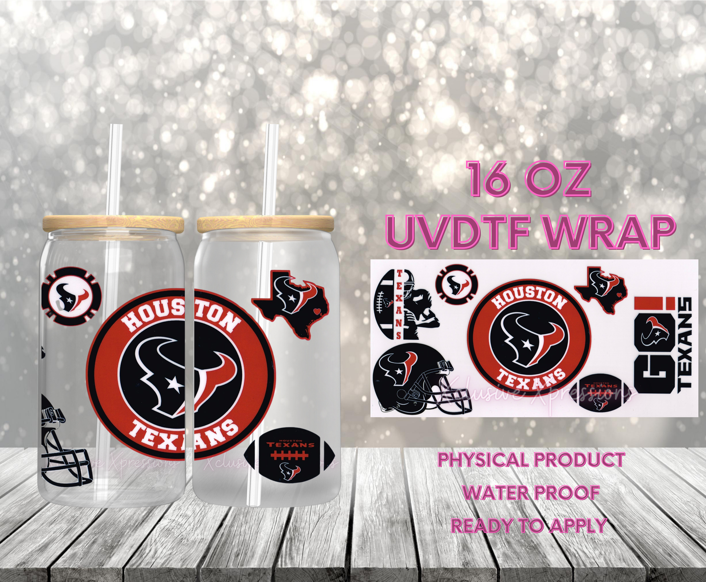 #553 Houston Texans UVDTF Wrap