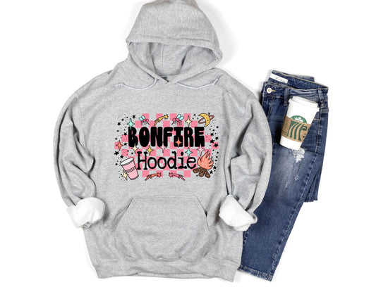 Bonfire Hoodie, Glitter DTF