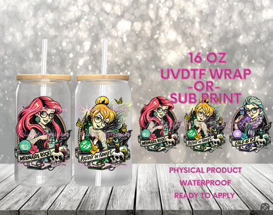 #632, Adult Princess, 16 oz UVDTF or Sub