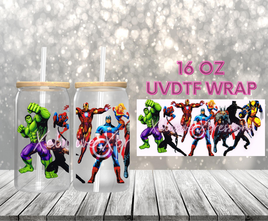 #277 Avenge Hero’s, 16 oz Single-sided UVDTF