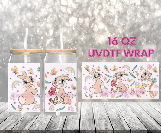 #427C Rabbit UVDTF Wrap