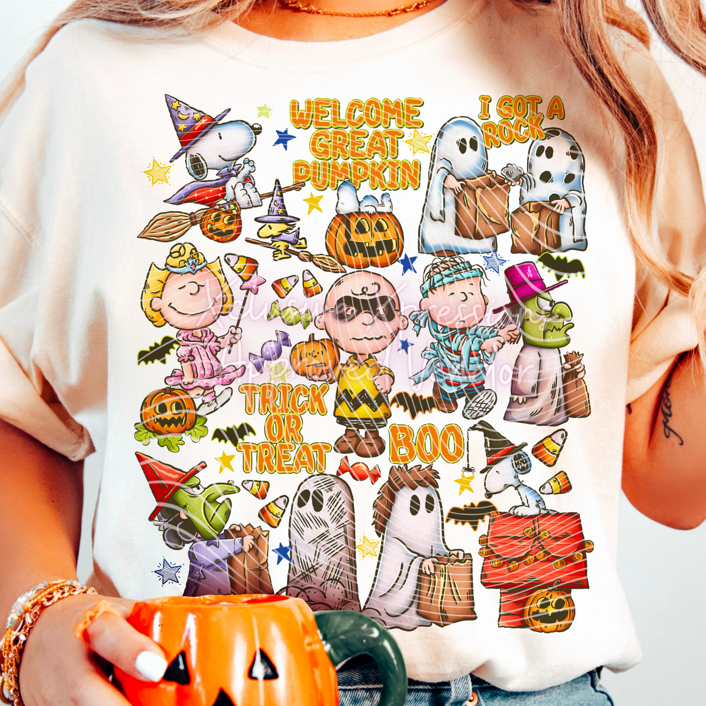 Charlie & Peanut Spooky Apparel, Design a Tee (Sublimation)