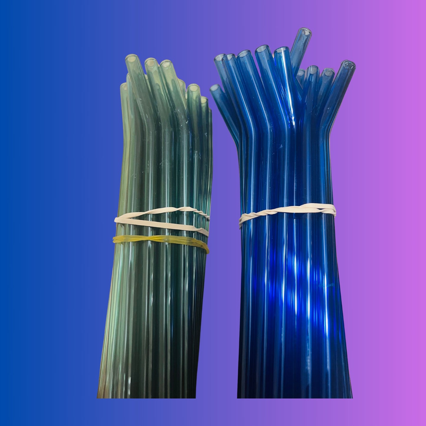 Glass Colored Straws