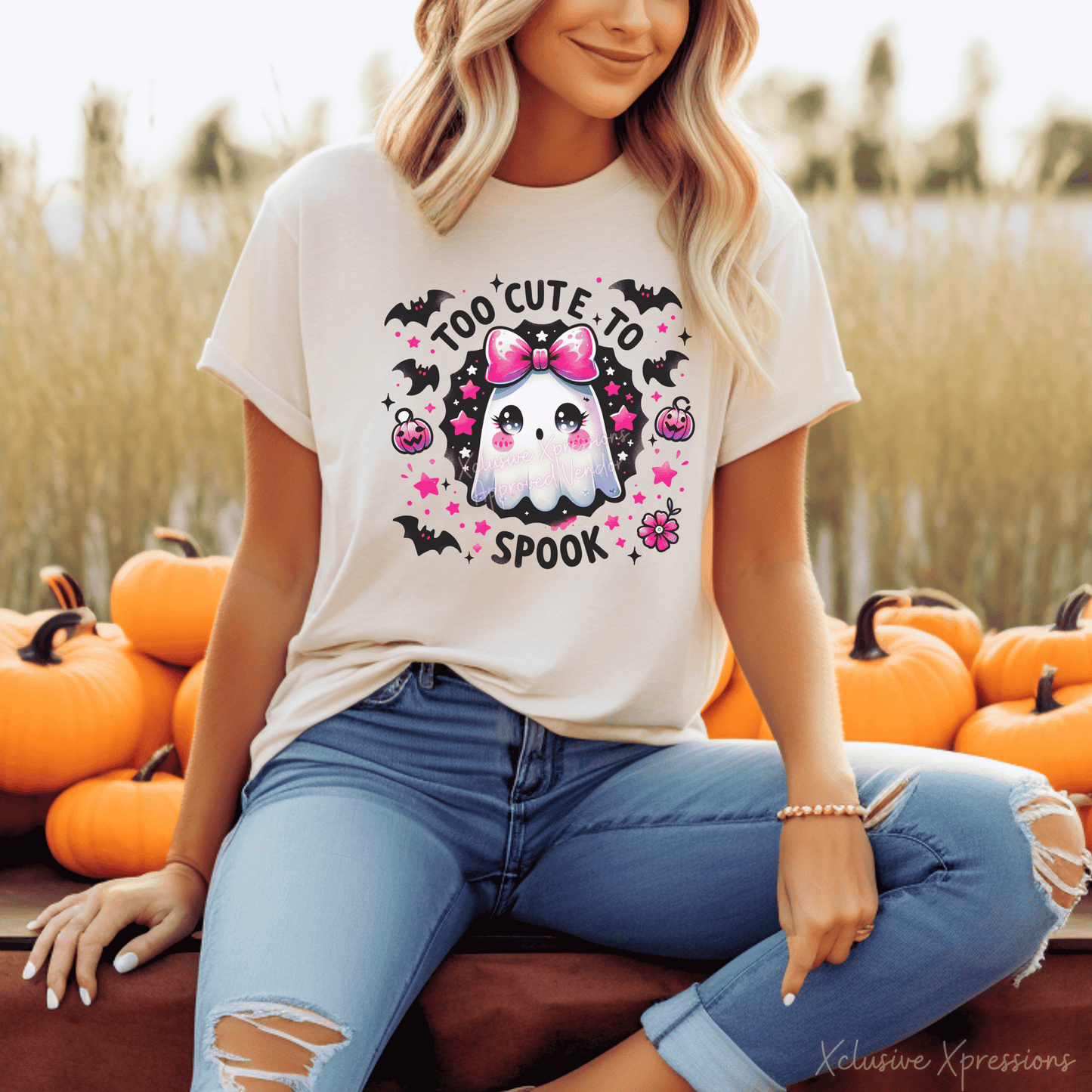 Too Cute Ghost Apparel, Design a Tee (Sublimation)