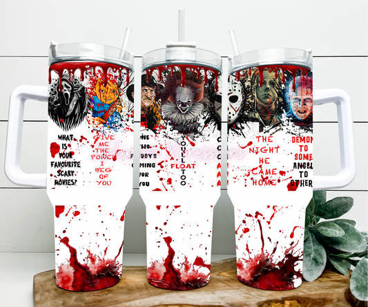 Horror, 40 oz  Sub Design Tumbler Mug