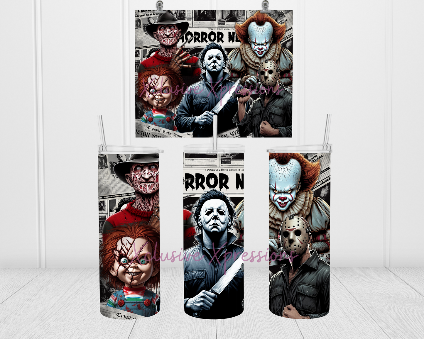 Horror Halloween, Sub Design 20 oz