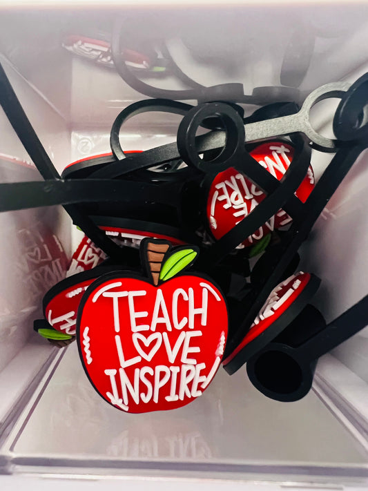 Teach Love Inspire, Straw Toppers