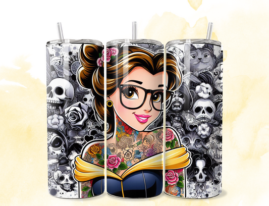 Beauty Sassy Skeletons Adult, Sub Design 20 oz