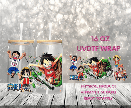 #749 One Piece, Double-Sided 16 oz UVDTF