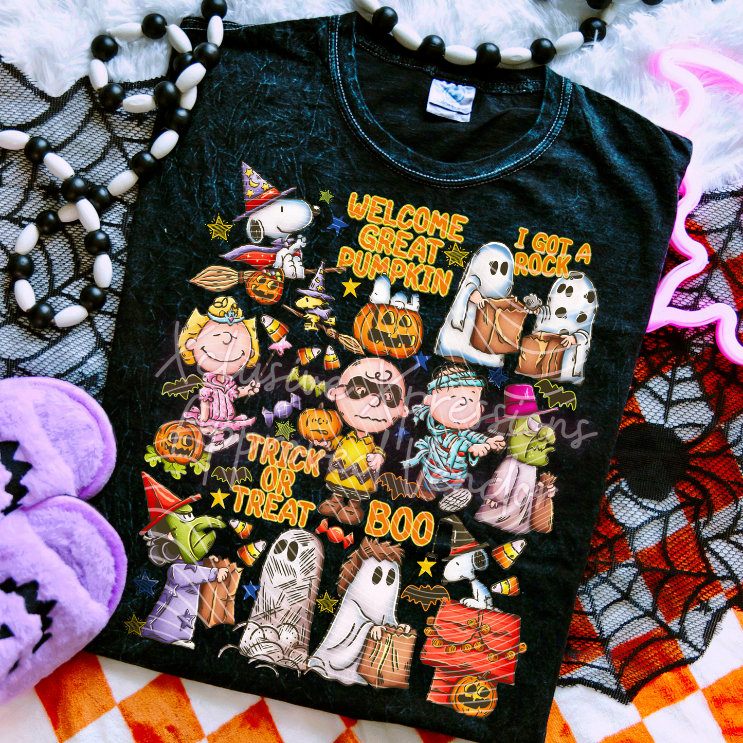 Charlie & Peanut Spooky Apparel, Design a Tee (Sublimation)