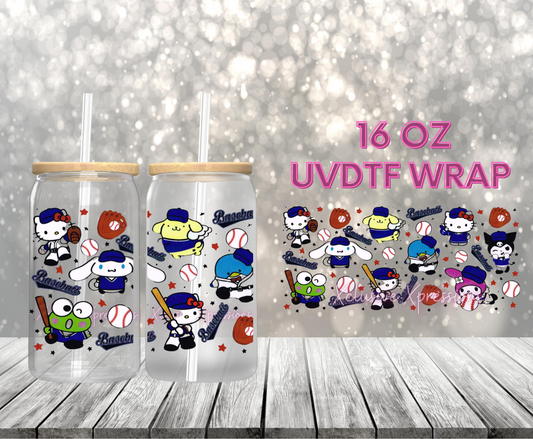 #372 HK Baseball UVDTF Wrap