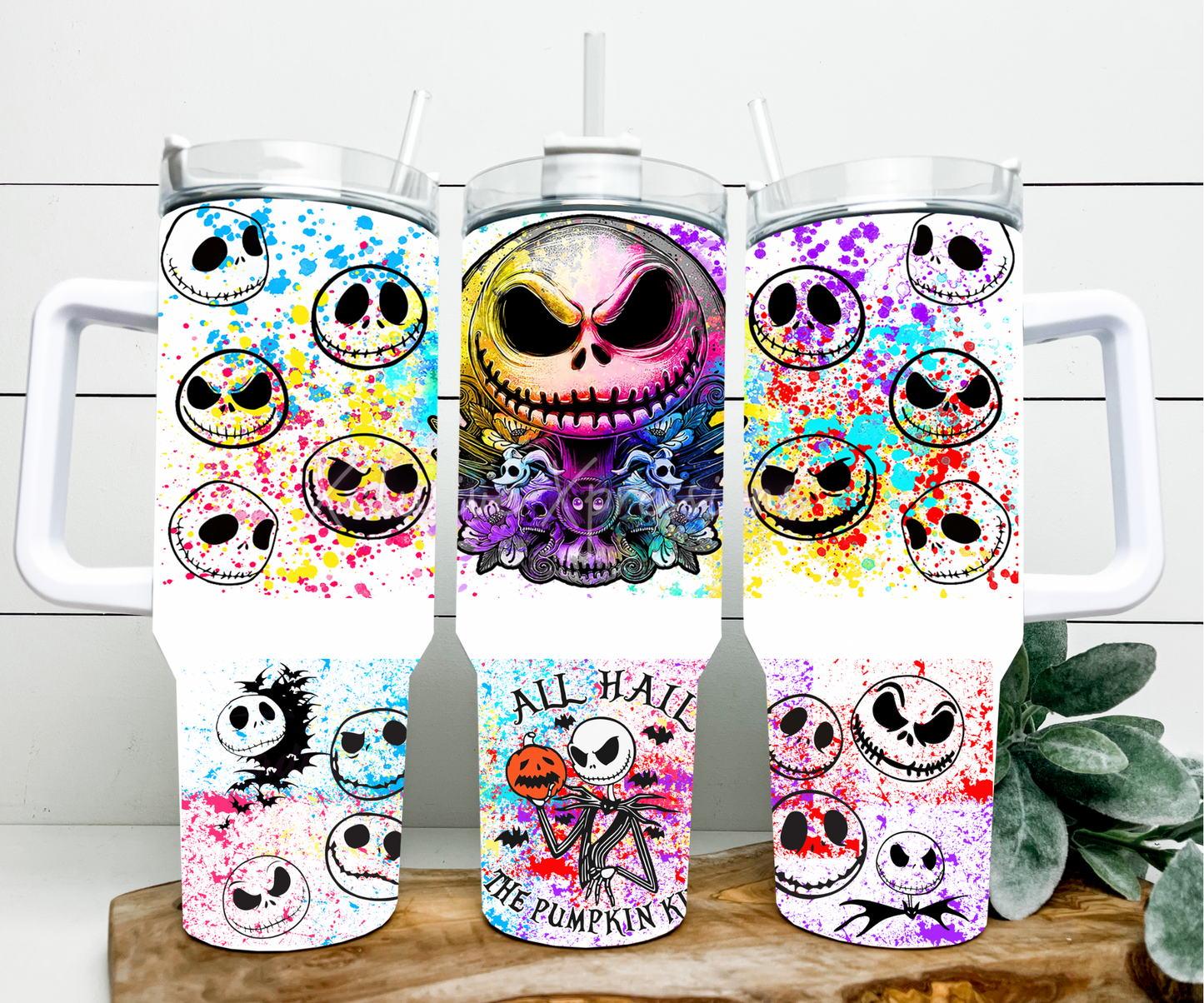 Nightmare Skeleton, 40 oz  Sub Design Tumbler Mug