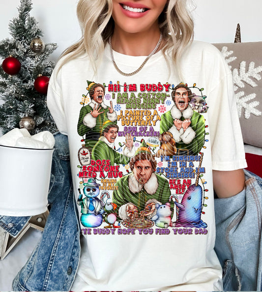 Buddy Xmas Apparel, Design a Tee (Sublimation)