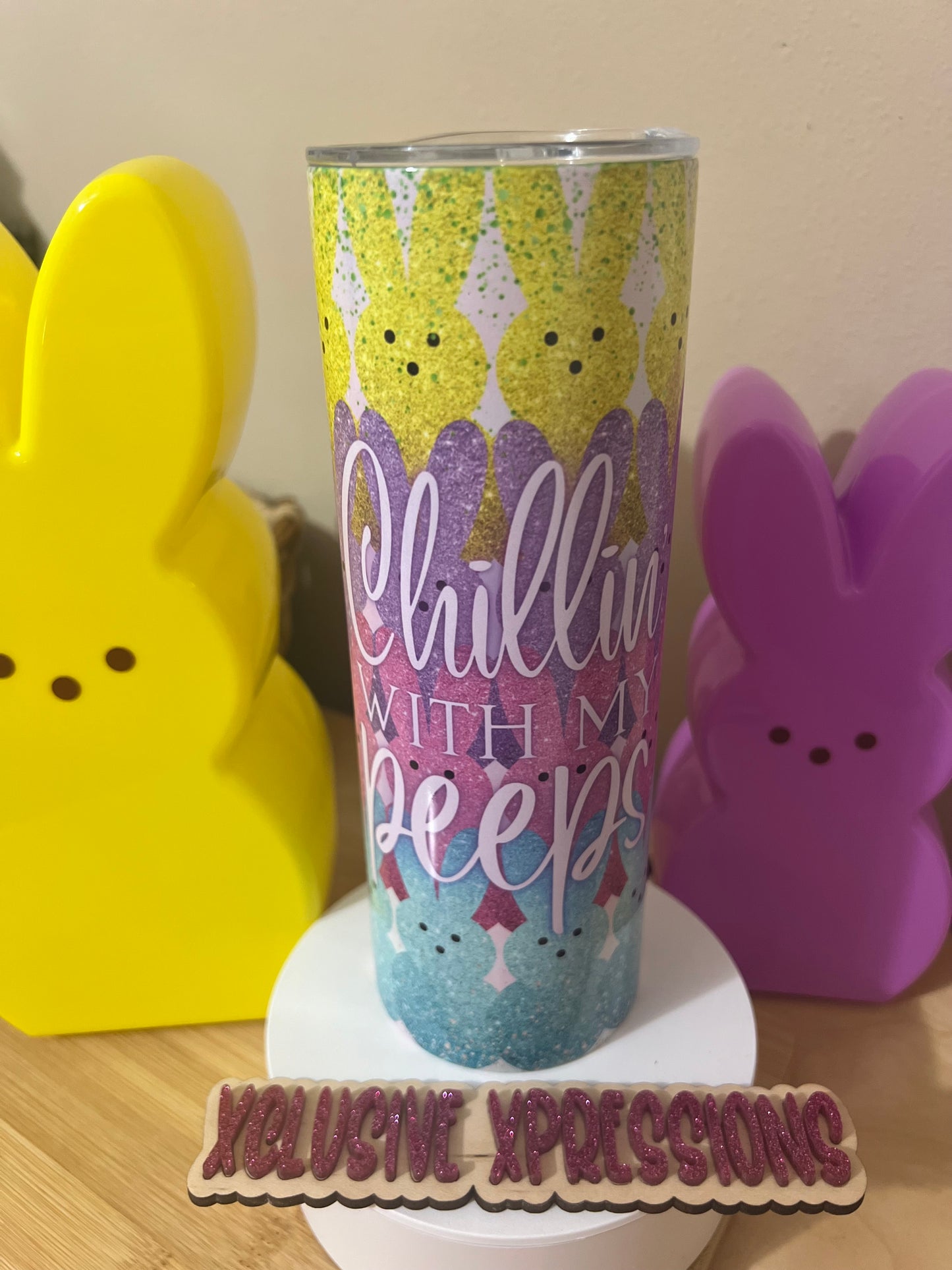 20 oz Chilln’ With My Peeps Sublimated Tumbler