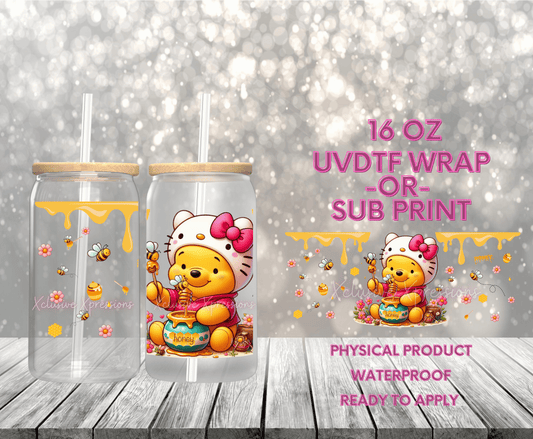 #586, HK Pooh 16 oz UVDTF or Sub