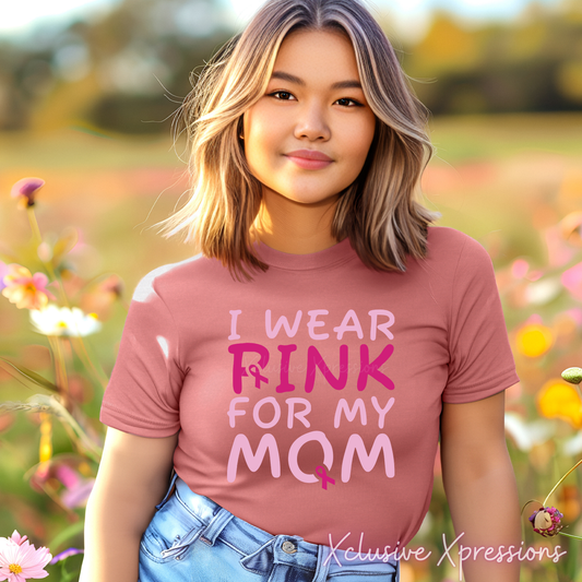 Cancer Awareness For Mom Apparel, Design a Tee (Sublimation)