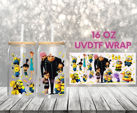 #482 Minions UVDTF Wrap