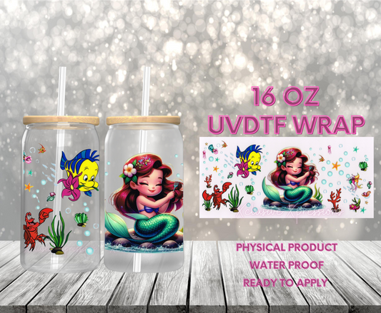 #506 Mermaid Princess UVDTF Wrap