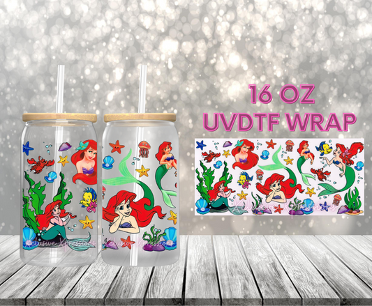 #116 Princess Mermaid UVDTF Wrap