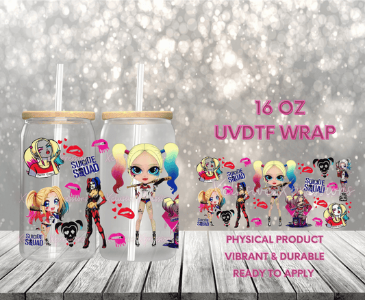 #747 Suicide Crew, Double Sided 16 oz UVDTF