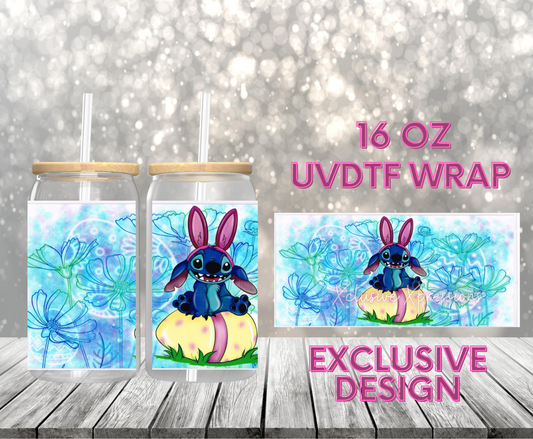 #431C Stich Easter Egg UVDTF Wrap