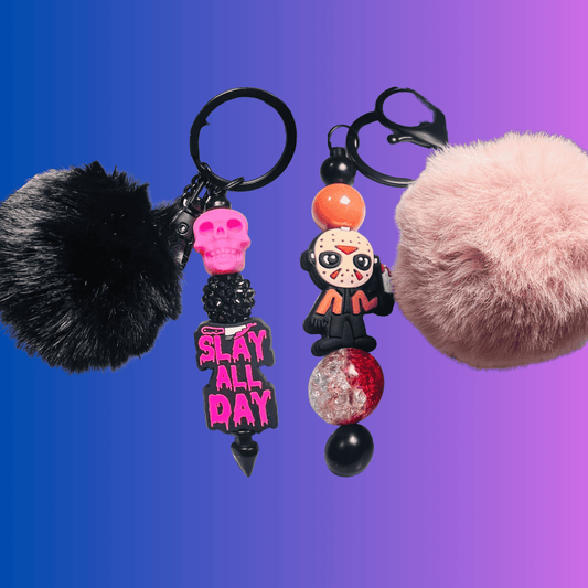 Horror Pom Pom KeyChain Collection