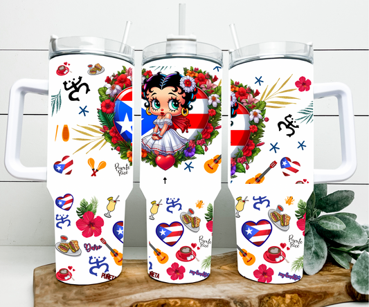 Betty Puerto Rico 40 oz Tumbler