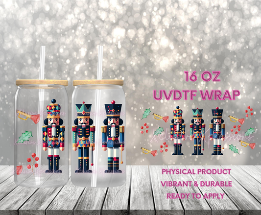 #810, Nutcracker, Single-Sided 16 oz UVDTF