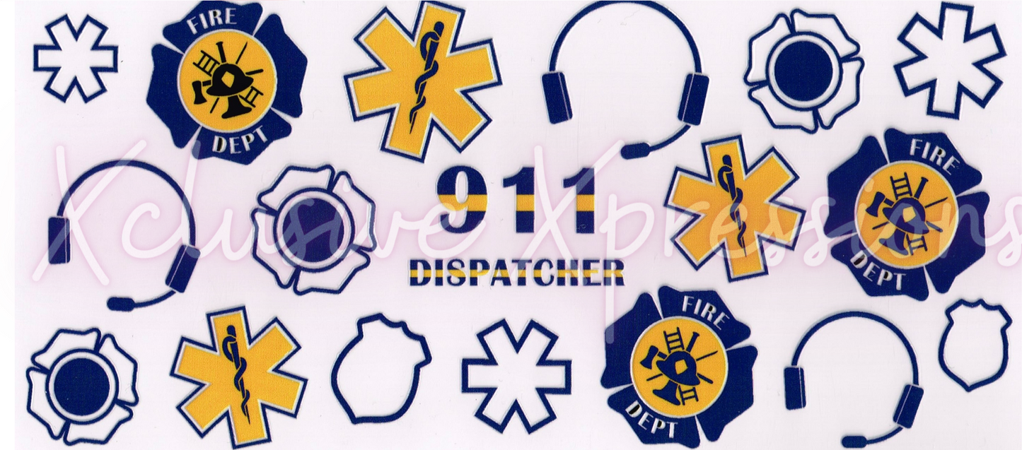 #97 911 Dispatcher UVDTF