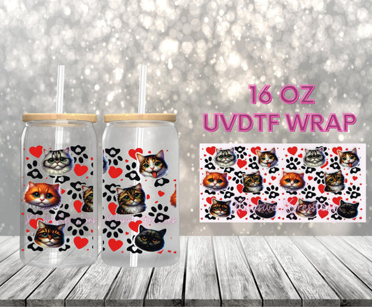 #497 Cat UVDTF Wrap