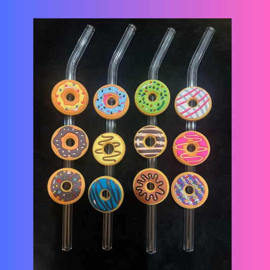 Donut Straw Toppers