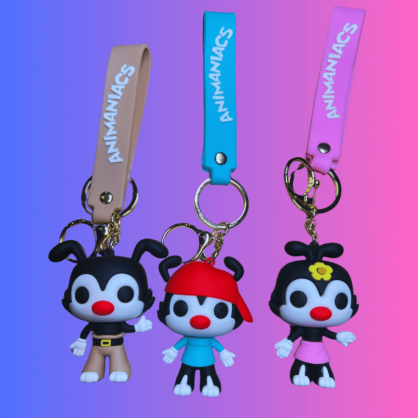 90s Cartoon Key Chain