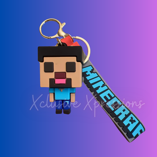 Miner Man Key Chain