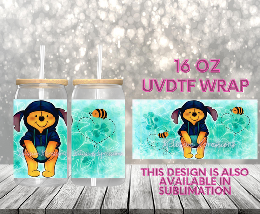 #357C Bear Stitch UVDTF Wrap