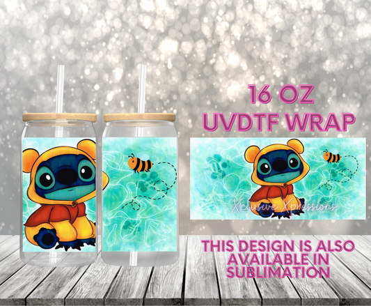 #361C Stich Bear UVDTF Wrap