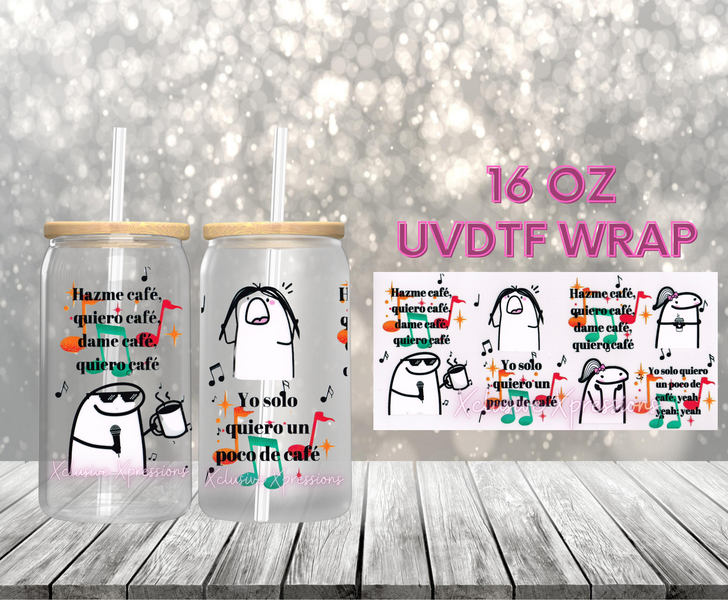 #282 Hazme Cafe UVDTF Wrap