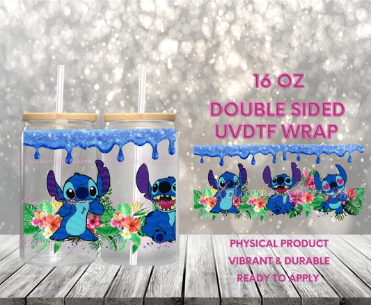 #854, Stich Drip, Double-Sided 16 oz UVDTF