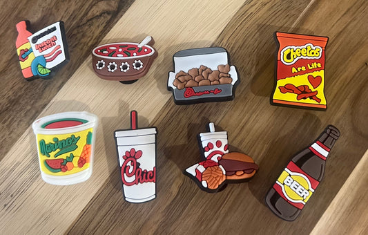 Food Shoe Charms