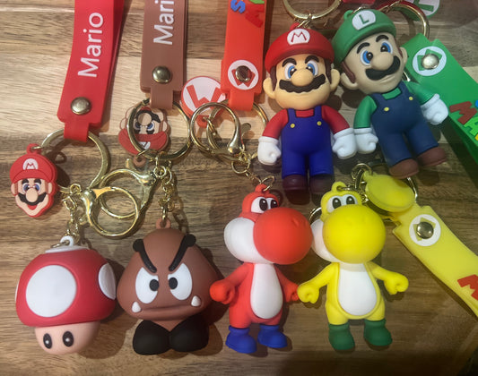 Super Plumber Bros Key Chains