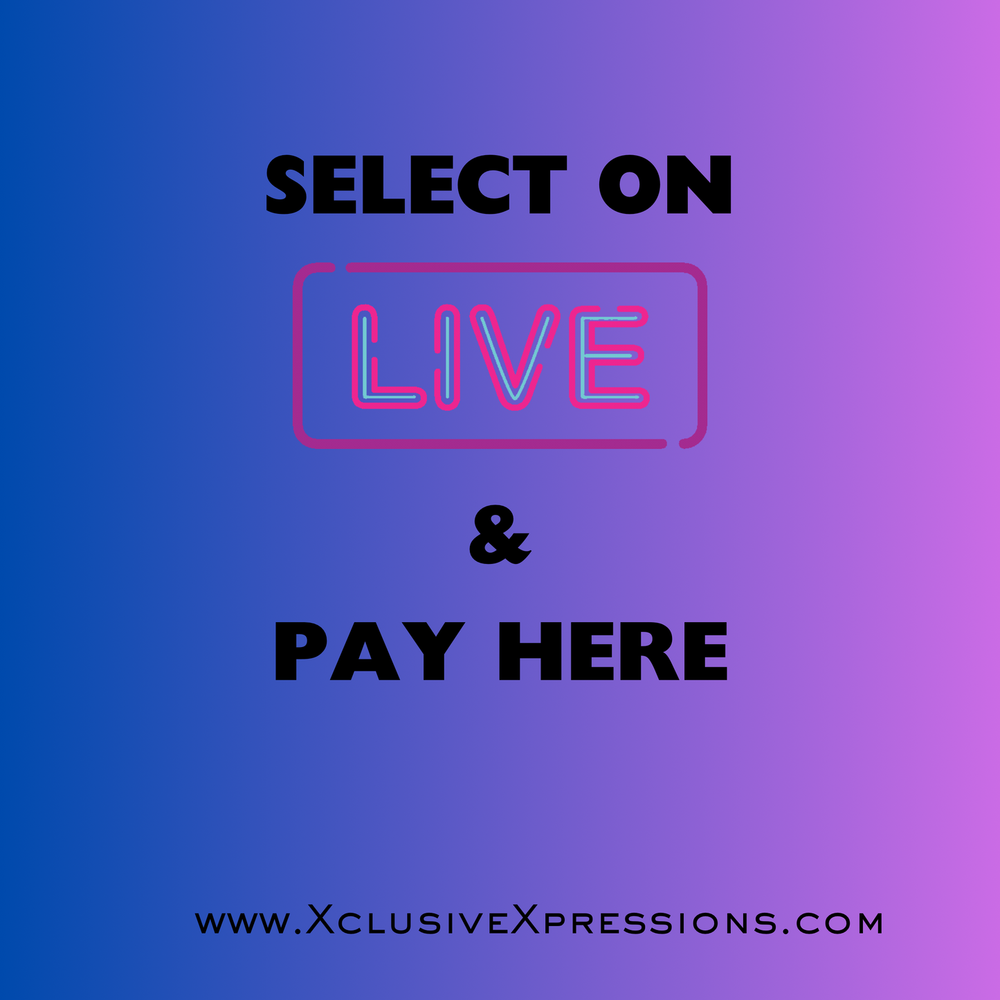 Pay Here from LIVE